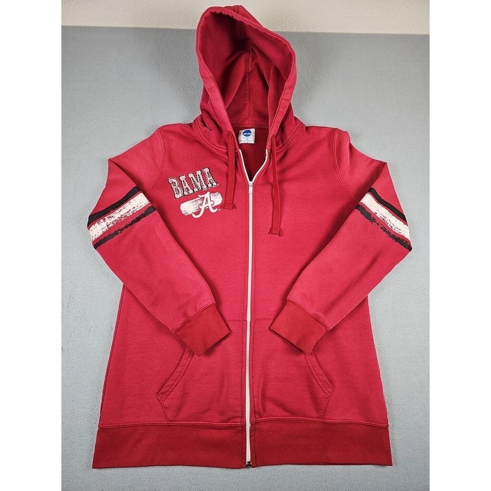 NCAA by KA Men's Large ALABAMA CRIMSON TIDE Full Zip Up Hoodie Pocket College‎
